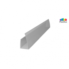 Профиль для поликарбоната ROYALPLAST UP торцевой серебро 6мм 2100мм Профиль для поликарбоната ROYALPLAST UP торцевой серебро 6мм 2100мм